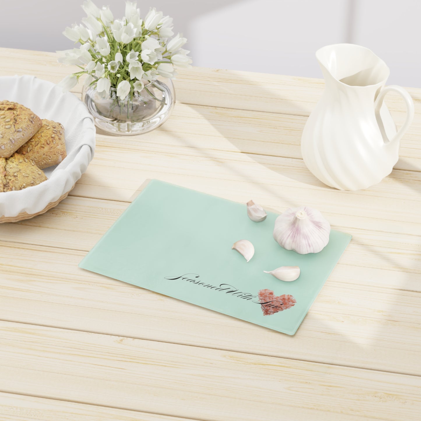 Seasoned With Luv Cutting Board
