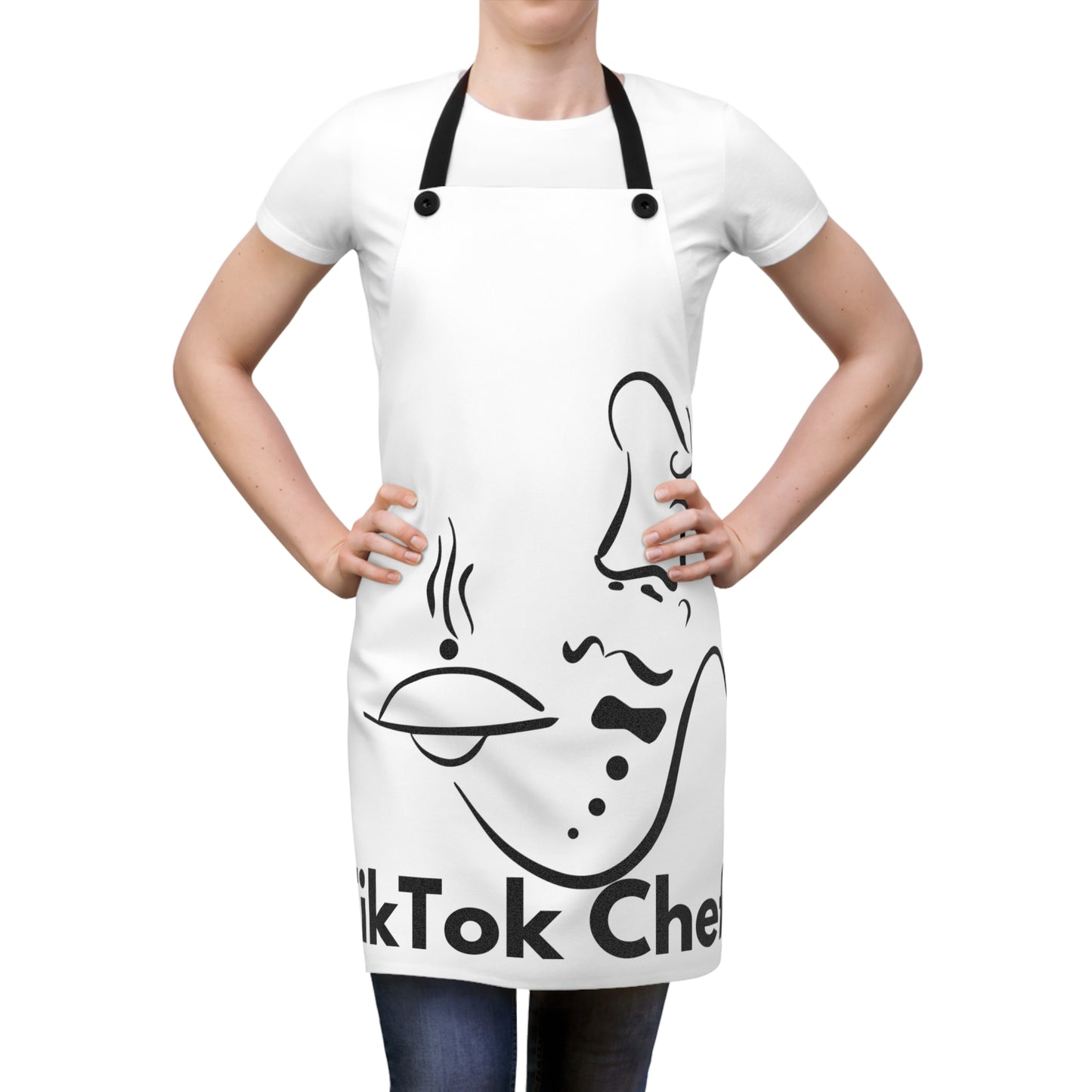 The TikTok Chef Apron (White)