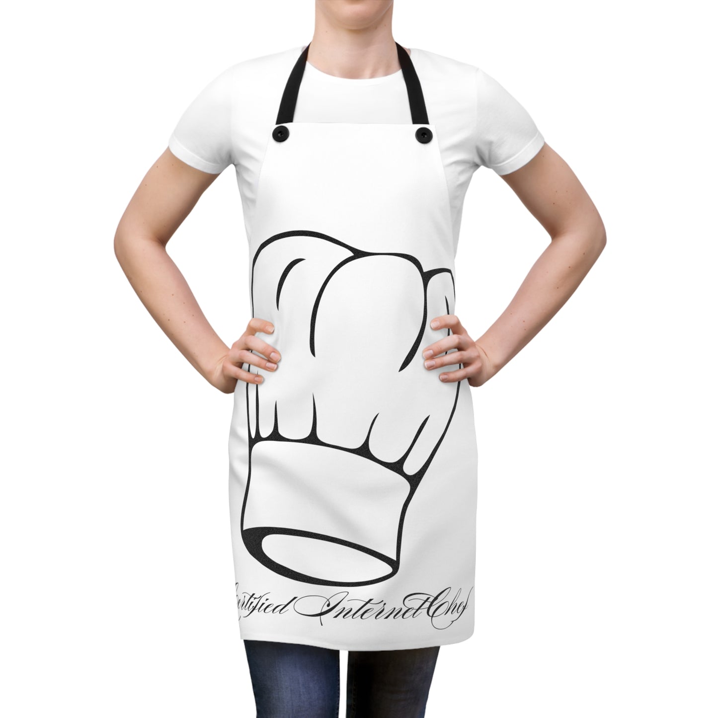 Certified Internet Chef Apron (White)
