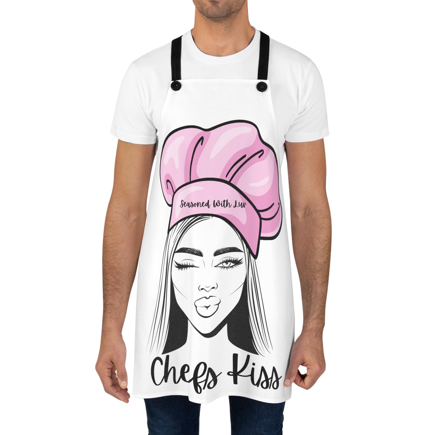 Chefs Kiss Apron (Seasoned With Luv)
