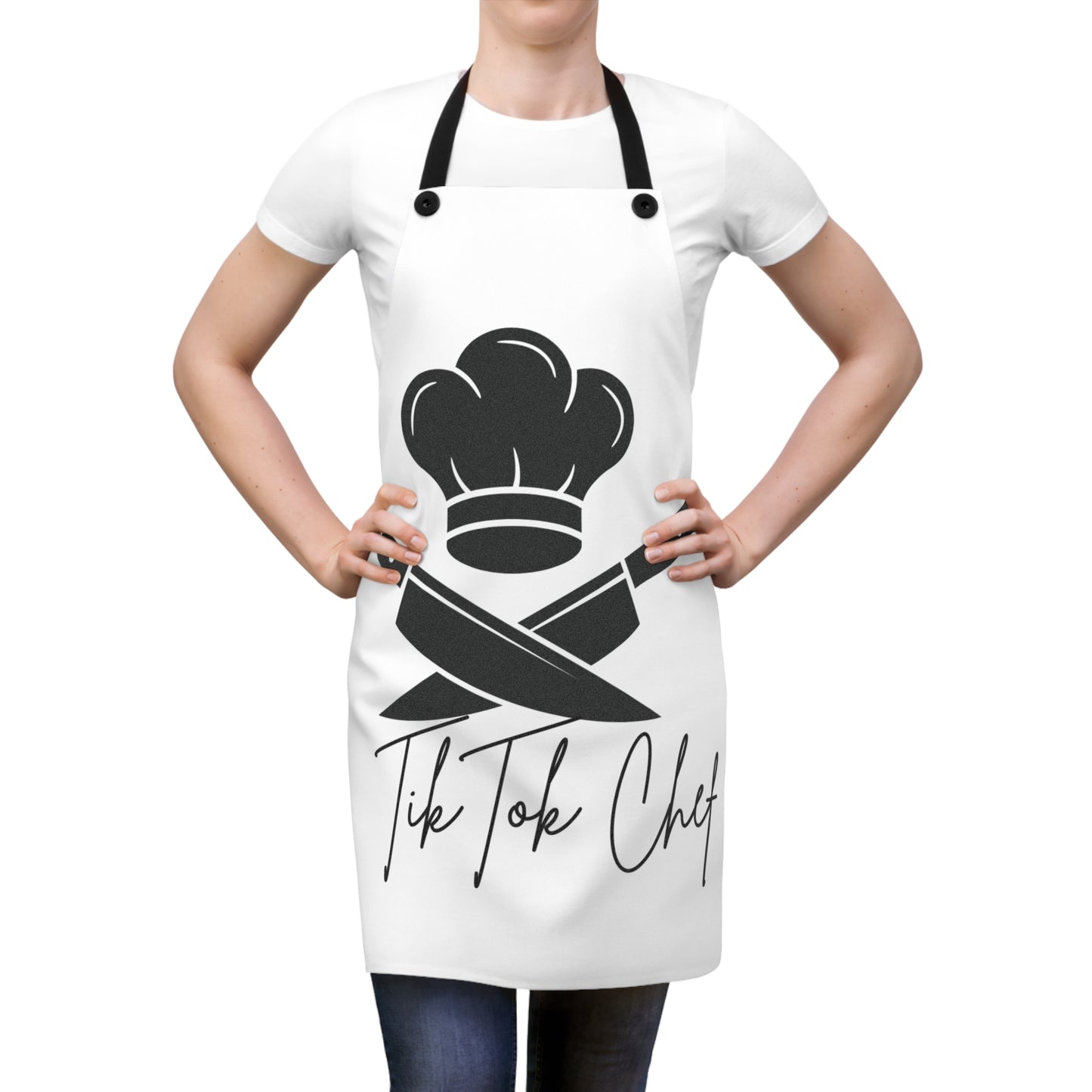 TikTok Chef Apron (White)