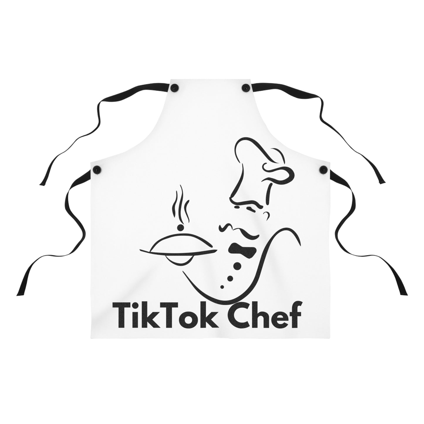The TikTok Chef Apron (White)