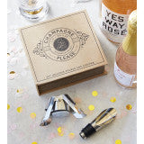 Champagne Please Pourer and Stopper Set