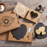My Heart Slate Serving Board Set
