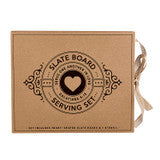 My Heart Slate Serving Board Set
